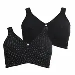 SHEEGO Zmenšujúca podprsenka  čierna / biela
