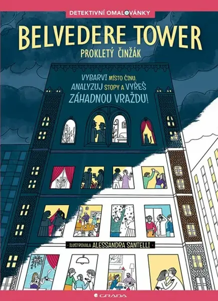 Detektivní omalovánky - Prokletý věžák Belvedere Tower - Alessandra Santelli, Chase Amiee