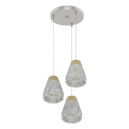 Závesné osvetlenie Eglo TAREGA sivá 95526