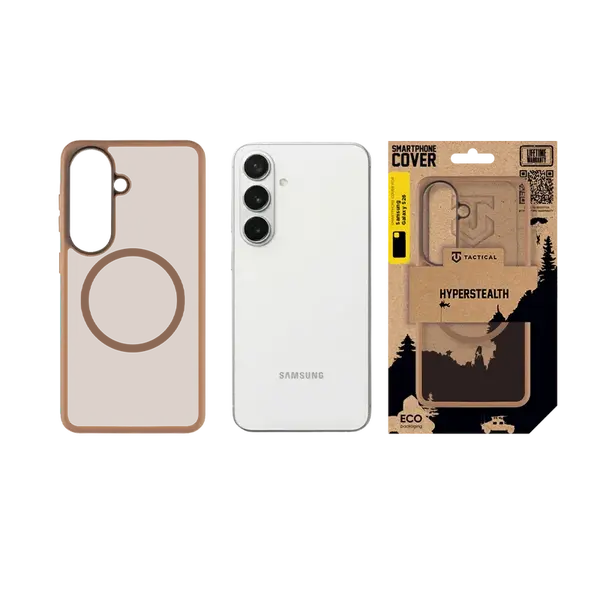 Zadní kryt Tactical MagForce Hyperstealth pro Samsung Galaxy S26, mocha mousse
