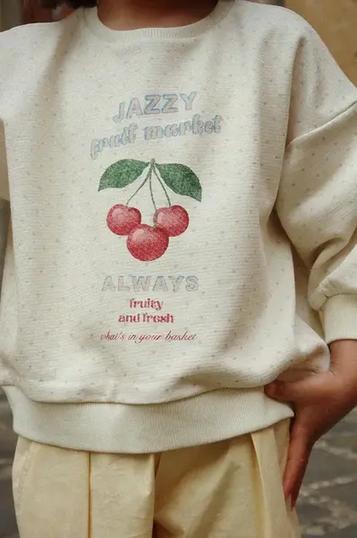 Dětská bavlněná mikina Konges Sløjd LOUPY LOU SWEAT SHIRT OCS