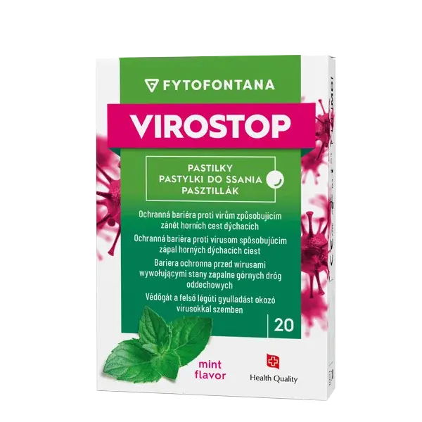 VIROSTOP Pastilky - mäta 20 ks