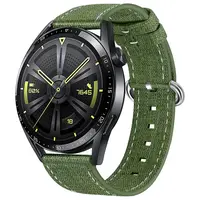 BStrap Denim remienok na Xiaomi Amazfit Bip, olive green