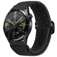 BStrap Braid Nylon remienok na Xiaomi Watch S1 Active, black
