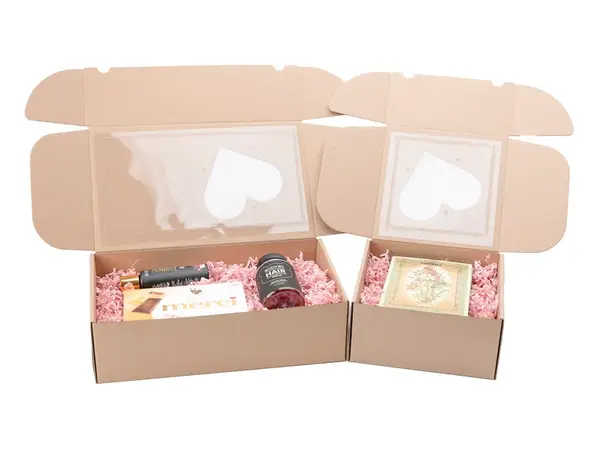 Dárkový set - 25ks malé krabice se srdcem + 1ks Sizzle Pink 1,25kg