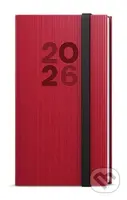Týdenní diář 2026 Jakub Vigo kapesní červená