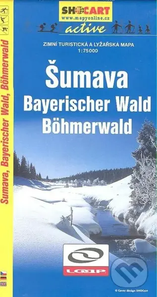 Šumava Bayerischger Wald Böhmerwald 1:75T / Zimní turistická a lyžařská mapa