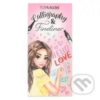 Calligraphy & Fineliner set Top Model (Hayden - náučný set písmomaliarstva značky Top Model, 8 farieb.)