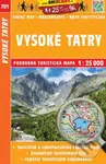 Vysoké Tatry 1:25 000 (Podrobná turistická mapa 701)