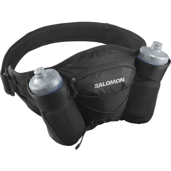 Salomon CROSS BELT 2 BOTTLES Unisex ľadvinka, čierna, veľkosť