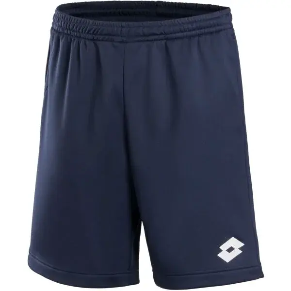 Lotto ELITE JR BERMUDA PL Juniorské futbalové šortky, tmavo modrá, veľkosť XXS
