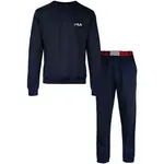 Fila IN COTTON BRUSHED FLEECE Pánske pyžamo, tmavo modrá, veľkosť
