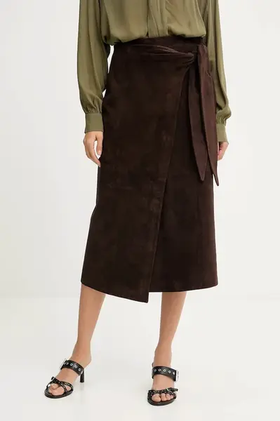 Semišová sukně Never Fully Dressed