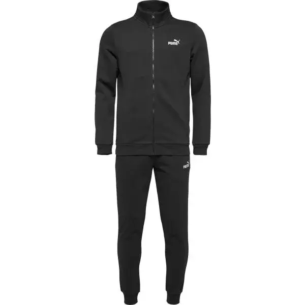 Puma ESSENTIALS SWEAT SUIT Pánska tepláková súprava, čierna, veľkosť