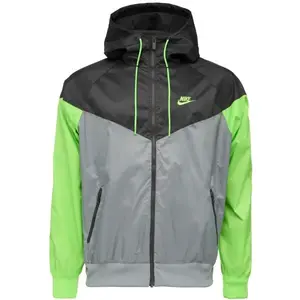 Nike HERITAGE ESSENTIALS WINDRUNNER Pánska bunda, sivá, veľkosť