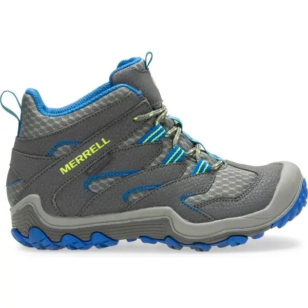 Merrell CHAMELEON 7 MID WP Dětské turistické boty, šedá, velikost 37