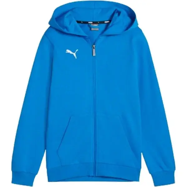 Puma TEAMGOAL CASUALS HOODED JACKET Chlapčenská mikina, modrá, veľkosť