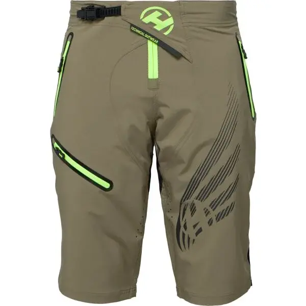 HAVEN ENERGIZER Pánske cyklistické kraťasy, khaki, veľkosť