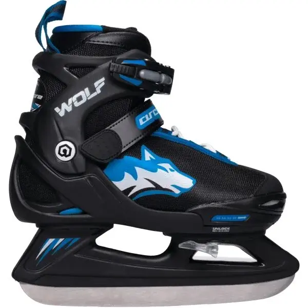 Arcore WOLF Chlapčenské ľadové korčule, čierna, veľkosť