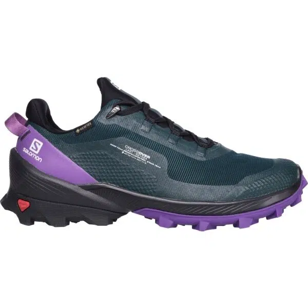 Salomon CROSS OVER GTX W Dámska turistická obuv, tmavo zelená, veľkosť 38