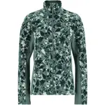 KARI TRAA THALENA FLEECE Dámska flísová mikina, tmavo zelená, veľkosť