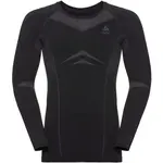 Odlo SUW MEN'S TOP L/S CREW NECK PERFORMANCE EVOLUTION WARM Pánske tričko, čierna, veľkosť