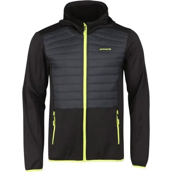 Arcore KRONOS Pánska technická mikina, čierna, veľkosť XXL