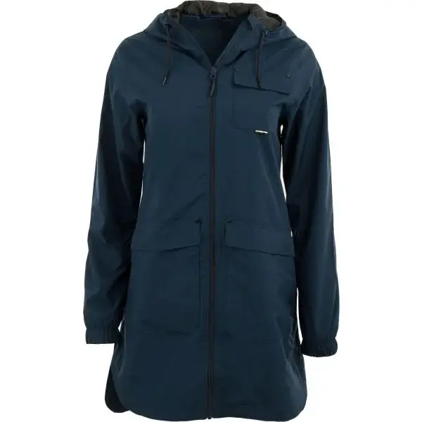 ALPINE PRO UJEWA Dámsky kabát, tmavo modrá, veľkosť