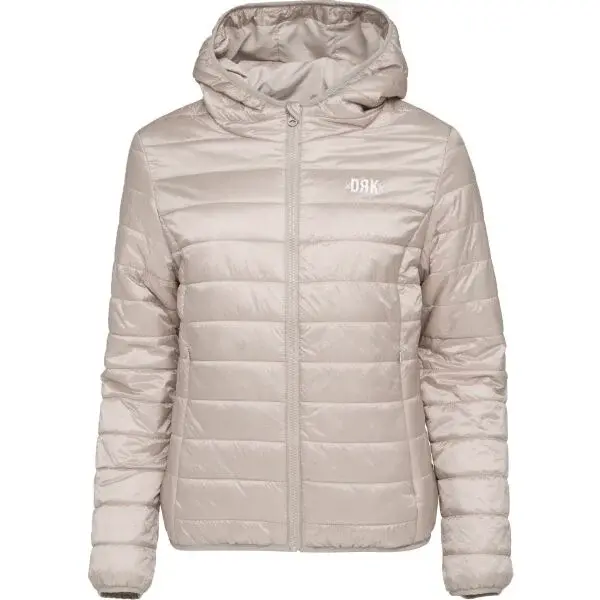 DRK FRANCA Dámska zateplená bunda, béžová, veľkosť