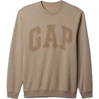 GAP TONAL LOGO Pánska mikina, hnedá, veľkosť