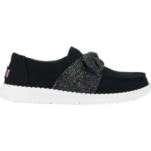 HEY DUDE WENDY BOW ESSENTIALS Dámska voľnočasová obuv, čierna, veľkosť