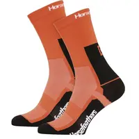 Horsefeathers CADENCE LONG Cyklistické ponožky, oranžová, veľkosť 44-47