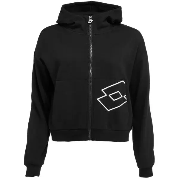 Lotto MAMIRA Dámska krátká mikina, čierna, veľkosť