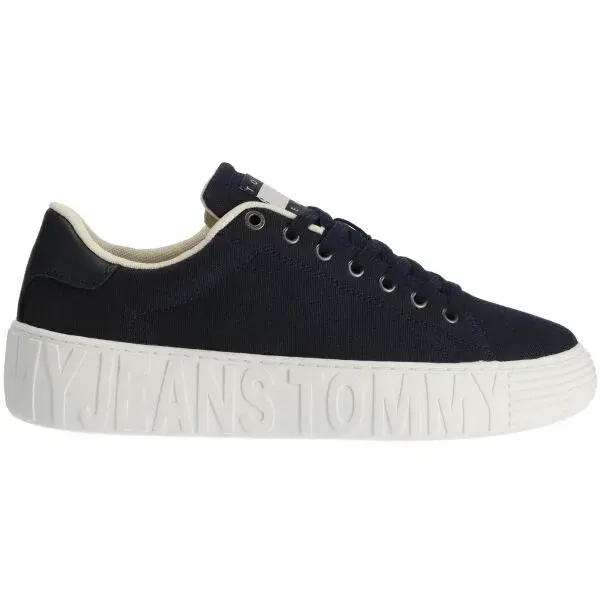 Tommy Hilfiger TOMMY JEANS CANVAS OUTSOLE Pánske nízke tenisky, tmavo modrá, veľkosť