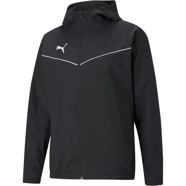 Puma TEAMRISE ALL WEATHER JACKET Pánska bunda, čierna, veľkosť