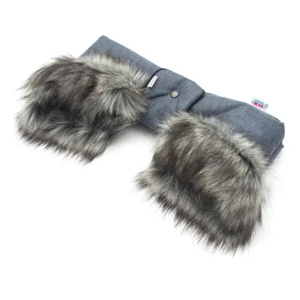 NEW BABY RUKÁVNIK 2v1 Rukávnik na kočík, modrá, veľkosť