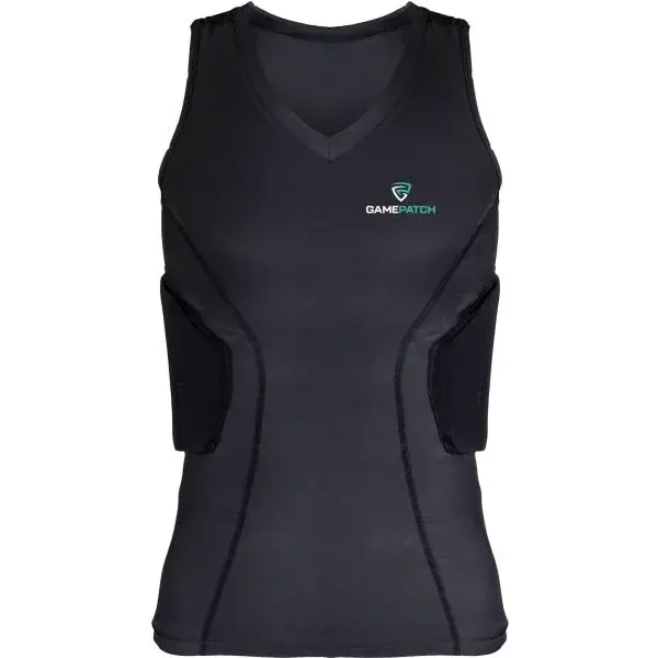 GAMEPATCH PADDED SHIRT PRO Kompresné unisex tričko, čierna, veľkosť