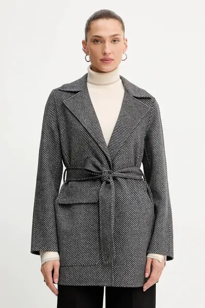 Armani Exchange Kabát s prímesou vlny Armani Exchange
