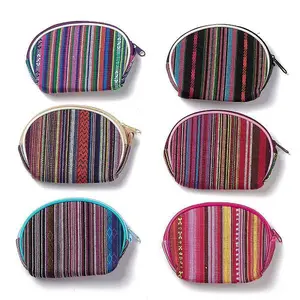 Stripe Pattern Cotton Clothlike Bags