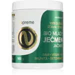 Nupreme Mladý ječmen BIO prášek v BIO kvalitě pro detoxikaci organismu a podporu imunity 100 g