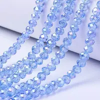 Electroplate Glass Beads Strands