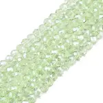 Electroplate Glass Beads Strands