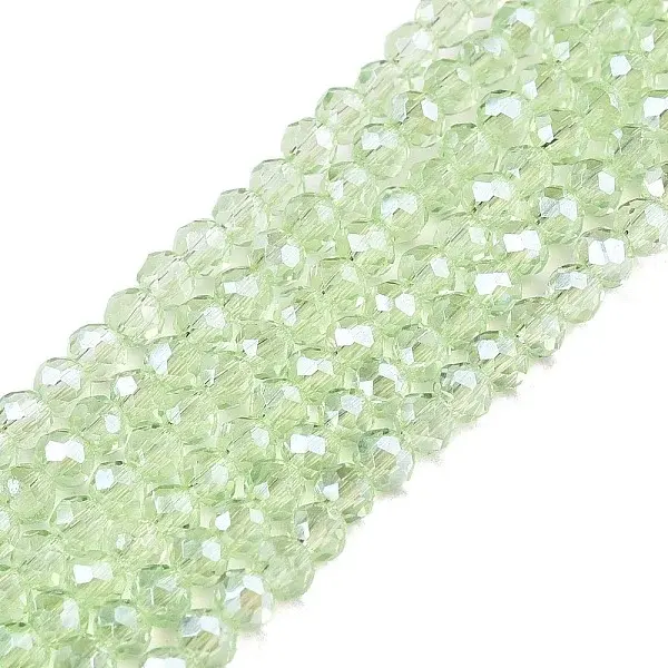 Electroplate Glass Beads Strands