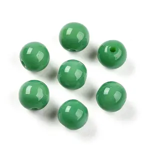 Opaque Solid Color Glass Beads