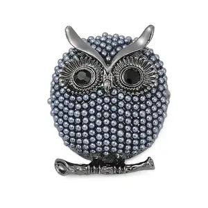 Owl Alloy Brooches for Backpack Clothes