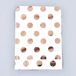 Polka Dot Pattern Eco-Friendly Kraft Paper Bags