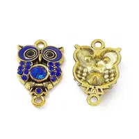 Alloy Rhinestone Connector Charms
