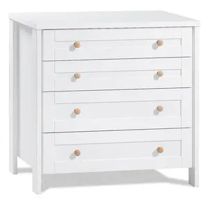 Šuplíková komoda paxton - biela