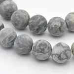 Natural Map Stone/Polychrome Jasper/Picasso Stone/Picasso Jasper Beads Strands