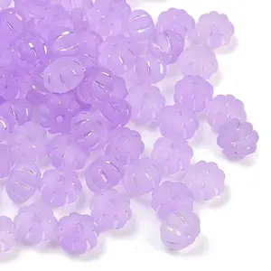 Frosted Transparent Acrylic Beads